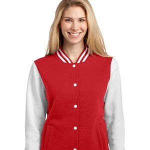 Sport-Tek® Ladies Fleece Letterman Jacket